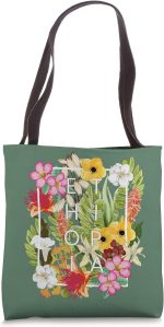 Flowers of Ethiopia Word Art - Ethiopian Pride Tote Bag - Image 2