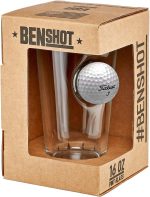 BenShot Golf Ball Pint Glass - 16oz | Made in the USA - Image 3