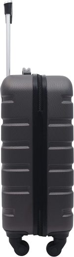 Wrangler 22" Hardside Spinner Carry-On Luggage, Charcoal - Image 5