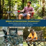 GCI Outdoor Freestyle Rocker Camping Chair - Cinnamon - Image 5