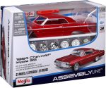 Maisto 1:24 Assembly Line 1964 Chevrolet Impala SS, Metallic Red - Image 9