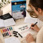 MANUSCRIPT Calligraphy Starter Kit, 4 Nib Widths, Manual and Pad - Image 4