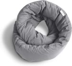 Infinity Pillow - Home Travel Soft Neck Scarf Support Sleep (Grey) - Image 2