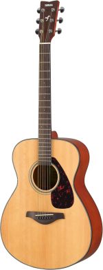 Yamaha FS800J Small Body Solid Top Acoustic Guitar, Natural, Concert - Image 4