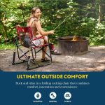 GCI Outdoor Freestyle Rocker Camping Chair - Cinnamon - Image 4
