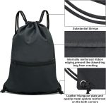 HOLYLUCK Drawstring Backpack Bag Sport Gym Sackpack - Image 6