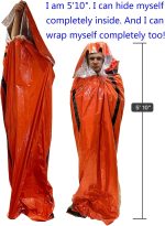 Emergency Sleeping Bags 2 Pack | Portable Emergency Blanket Survival Gear - Image 4