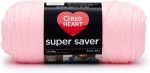 RED Heart Super Saver Yarn, Baby Pink - Image 2