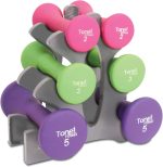 Tone Fitness set includes 3 PAIRS of DUMBBELLS - Image 2