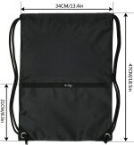 HOLYLUCK Drawstring Backpack Bag Sport Gym Sackpack - Image 3