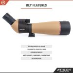Athlon Optics Talos 20-60x80 Spotter Scope, Black - Image 4