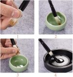 Chinese Calligraphy Set Japanese Calligraphy Kit for Beginner-Blue - Image 6