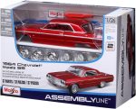 Maisto 1:24 Assembly Line 1964 Chevrolet Impala SS, Metallic Red - Image 10