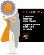 Fiskars Easy Change Trigger Rotary Cutter (45 mm) White - Image 5