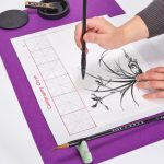 Chinese Calligraphy Set Japanese Calligraphy Kit for Beginner-Blue - Image 4