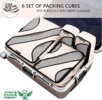 BAGAIL 6 Set Packing Cubes,Travel Luggage Packing Organizers - Image 7