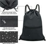 HOLYLUCK Drawstring Backpack Bag Sport Gym Sackpack - Image 5