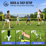 Complete Badminton Set for Backyard Outdoor Badminton Net & Racket - Image 7