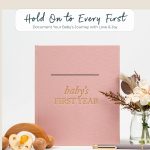 Duncan & Stone Baby Book First Year, Linen Memory Keepsake, Sage Green, 112 | Record milestones, photos & ultrasounds in a 112-page linen baby book; a boy or girl new mom keepsake gift - Image 13