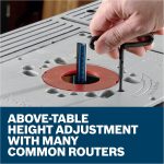 BOSCH Router Table RA1181, Benchtop Router Table, Woodworking Tools - Image 5