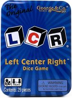 LCR® Left Center Right™ Dice Game - Blue Tin - Image 2