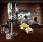 OGGI Professional 3-Bottle Revolving Liquor Dispenser, Stainless Steel - Image 5