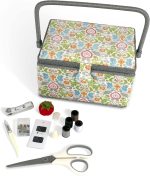 Dritz Medium Sewing Basket Kit Filled with Essential Sewing Supplies - Image 2