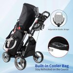 CaddytekCaddyTek Superlite 4 Wheel Golf Push Cart, Explorer Version 8 - - Image 8