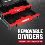 CRAFTSMAN Plastic Tool Box With Drawers, Organizer and Storage (CMST17804) - Image 4