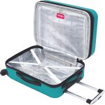 Wrangler Smart Spinner Hardside Luggage, 2 Piece Set, Teal - Image 5