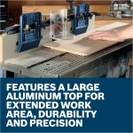 BOSCH Router Table RA1181, Benchtop Router Table, Woodworking Tools - Image 3