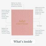 Duncan & Stone Baby Book First Year, Linen Memory Keepsake, Sage Green, 112 | Record milestones, photos & ultrasounds in a 112-page linen baby book; a boy or girl new mom keepsake gift - Image 5