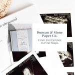 Duncan & Stone Baby Book First Year, Linen Memory Keepsake, Sage Green, 112 | Record milestones, photos & ultrasounds in a 112-page linen baby book; a boy or girl new mom keepsake gift - Image 6