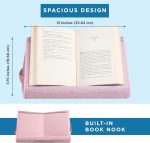 LAPGEAR Book Pillow - Pink, Fits 6" x 9" Books - Image 6