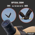 Athlon Optics Talos 20-60x80 Spotter Scope, Black - Image 7