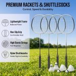 Complete Badminton Set for Backyard Outdoor Badminton Net & Racket - Image 6