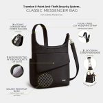 Travelon Anti-Theft Classic Messenger Bag - Image 4