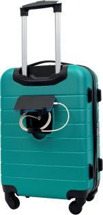 Wrangler Smart Spinner Hardside Luggage, 2 Piece Set, Teal - Image 8