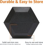 Amazon Basics Rubber Hex Dumbbell Hand Weight - Image 4