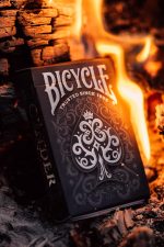Bicycle Cinder Premium Playing Cards, Silver Smoke Foil, 1 Deck - Image 6