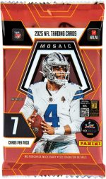 2025 Panini Mosaic Football Trading Cards Mega Box - Image 5