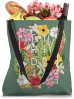 Flowers of Ethiopia Word Art - Ethiopian Pride Tote Bag - Image 5