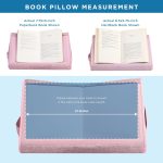 LAPGEAR Book Pillow - Pink, Fits 6" x 9" Books - Image 4