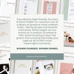 Duncan & Stone Baby Book First Year, Linen Memory Keepsake, Sage Green, 112 | Record milestones, photos & ultrasounds in a 112-page linen baby book; a boy or girl new mom keepsake gift - Image 10