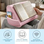 LAPGEAR Book Pillow - Pink, Fits 6" x 9" Books - Image 3