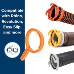Camco RhinoFLEX RV Sewer Hose Wrenches, 2-Pack, Orange - Image 6