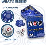 LCR® Left Center Right™ Dice Game - Blue Tin - Image 3