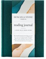 Duncan & Stone Reading Journal for Book Lovers, Daily Log, Teal, 120pg | Linen-bound 120-page reading log to track books read & reviews; an ideal book lover & reader gift for women - Image 2