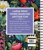Brain Games - Large Print Word Search (Dark Floral Design) - Image 3