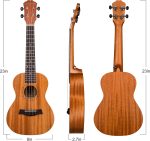 23" Concert Mahogany Ukulele Kit,Natural,Matt (UK-23S) - Image 3